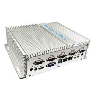 智能I5/I7无风扇工控机双网6串口6USB全铝壳视觉检测工业主机